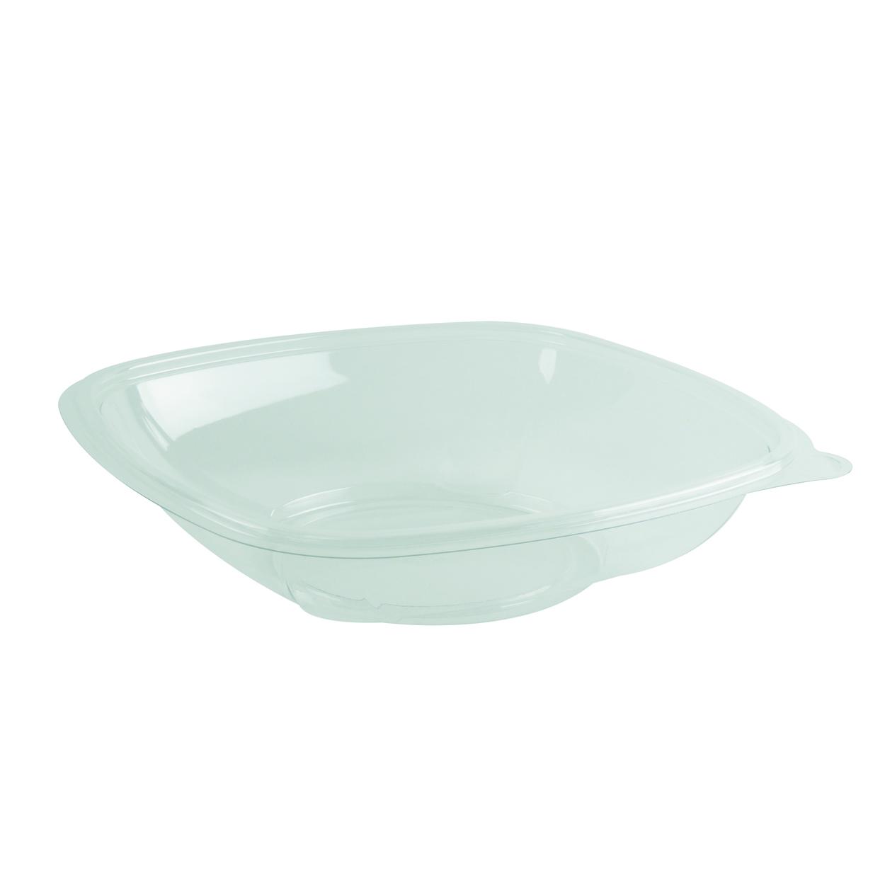 Cold Bowl 32 OZ RPET Clear Square Crack Resistant Leak Resistant 150/Case