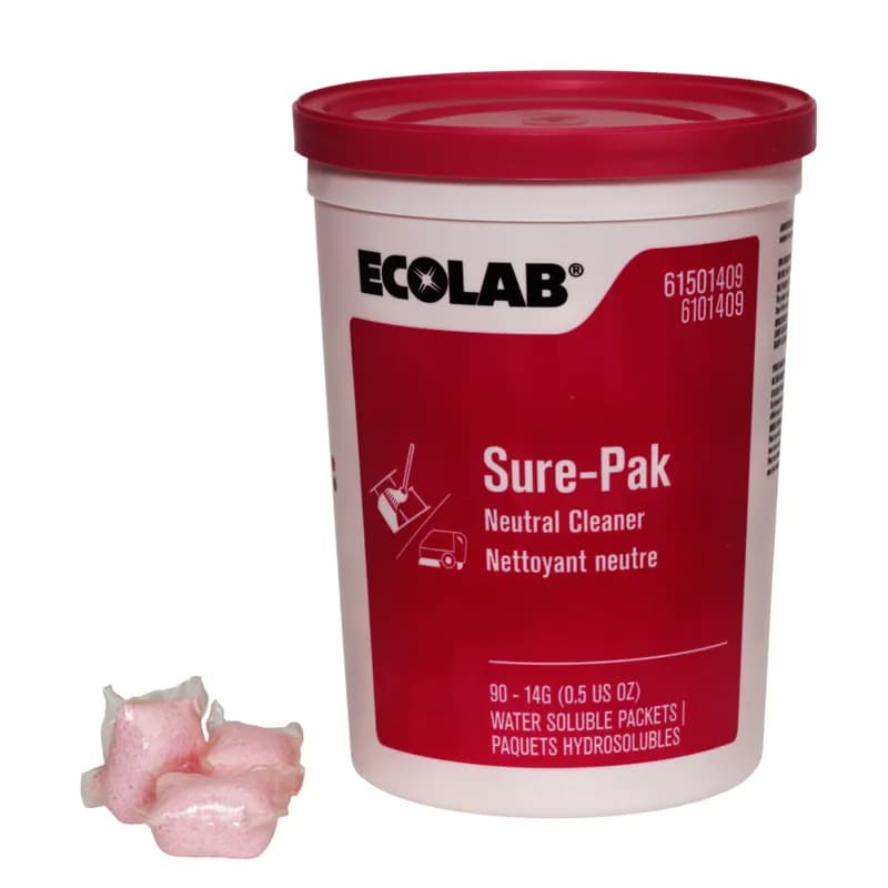 FaciliPro Sure-Pak Neutral Cleaner Odor Counteractant Packet 90 Count/Box 2 Box/Case