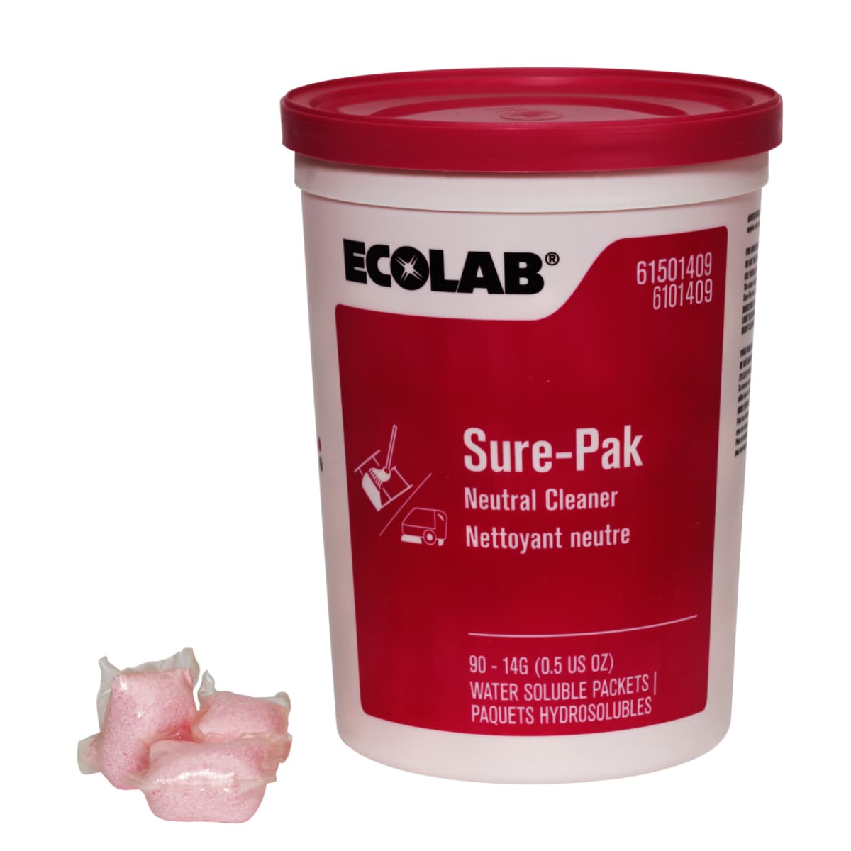 FaciliPro Sure-Pak Neutral Cleaner Odor Counteractant Packet 90 Count/Box 2 Box/Case