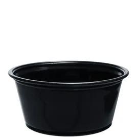 Dart® Conex Complements® Souffle & Portion Cup 3.25 OZ PP Black Round 125 Count/Pack 20 Packs/Case 2500 Count/Case