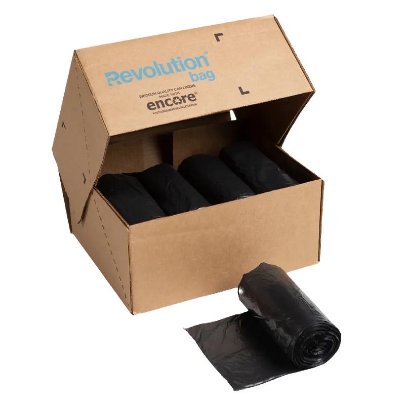 Can Liner 33X42 IN Black Plastic 150/Case