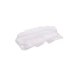 Macaron Mochi Hinged Container With Dome Lid 7.19X3.81X2.18 IN 6 Compartment PET Clear Rectangle Perforated 264/Case