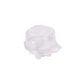 Cupcake Muffin Hinged Container With Dome Lid PET Clear Round 272/Case