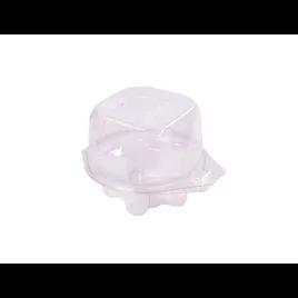 Cupcake Muffin Hinged Container With Dome Lid PET Clear Round 272/Case