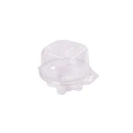 Cupcake Muffin Hinged Container With Dome Lid PET Clear Round 272/Case