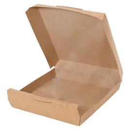 Harvest® Choice Take-Out Box Hinged With Dome Lid 6.5X6.5X1.75 IN Plant Fiber Kraft Square 300/Case