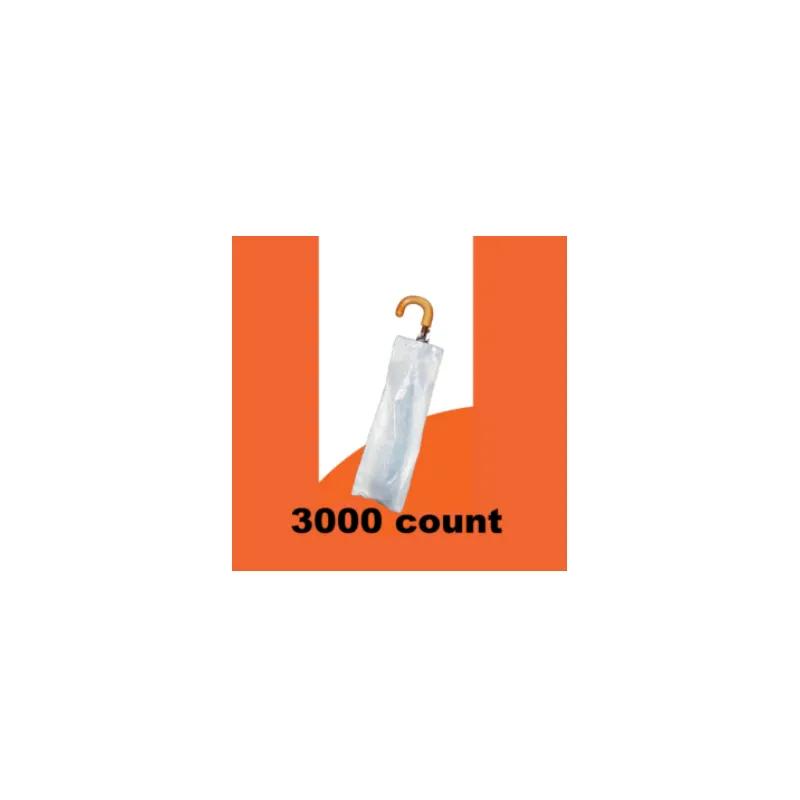 Umbrella Bag Clear Plastic 1/2 Size 3000/Case