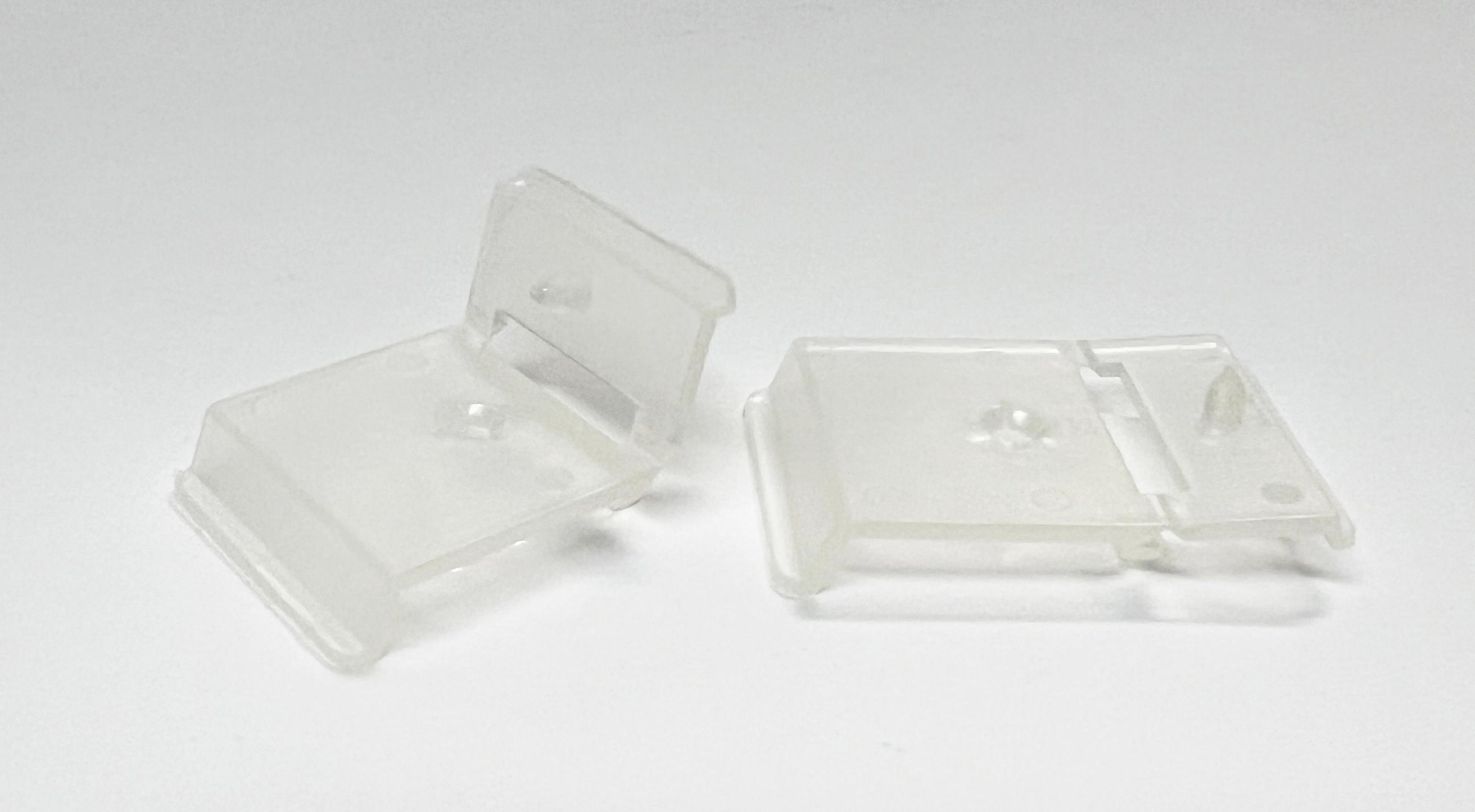 Clip Sign Holder Plastic Clear Flat 50/Pack