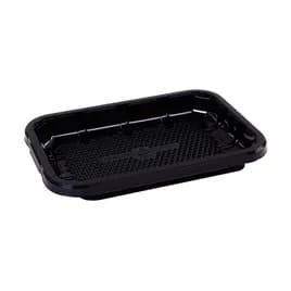 EZ-Tray 2D Meat Tray 8.25X5.25X1 IN APET Deep Black Rectangle Honeycomb 300/Case
