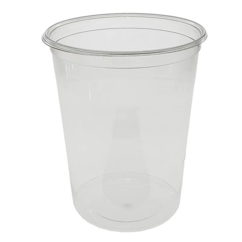 Deli Container Base 32 OZ RPET Clear Round 500/Case