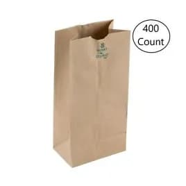 Duro® Bag 6.125X4.125X12.5 IN Virgin Paper 57# Extra Heavy Kraft With Self-Opening (SOS) Closure 400/Bundle