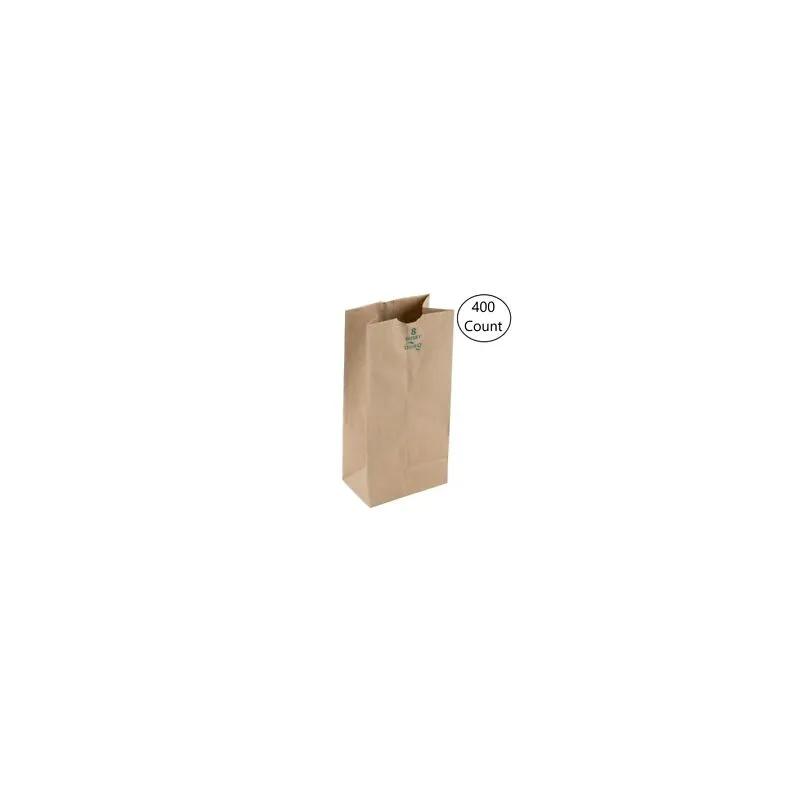 Duro® Bag 6.125X4.125X12.5 IN Virgin Paper 57# Extra Heavy Kraft With Self-Opening (SOS) Closure 400/Bundle