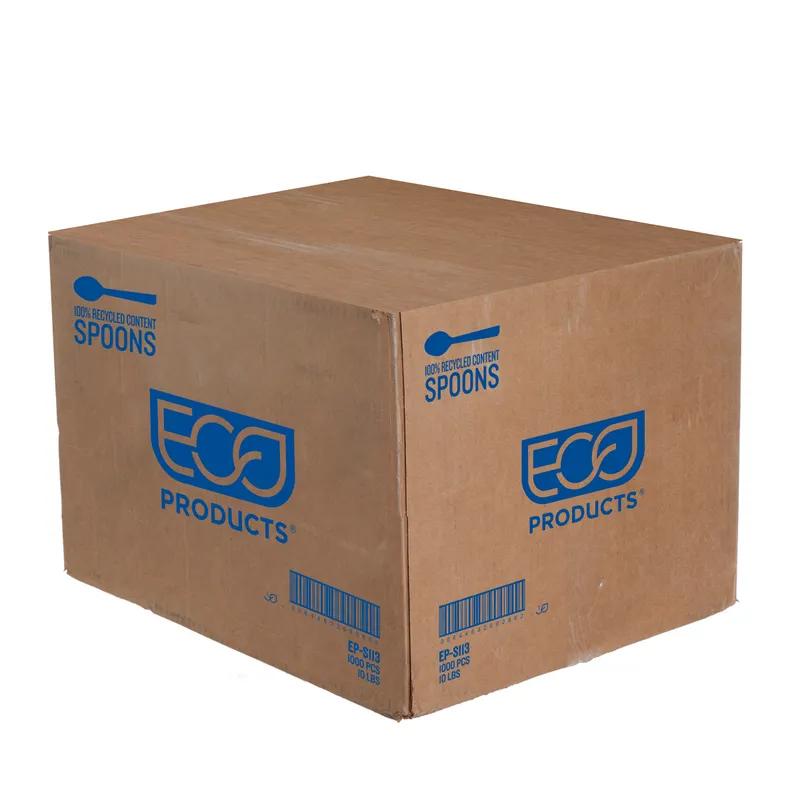 Spoon 6 IN RPET Black 1000/Case