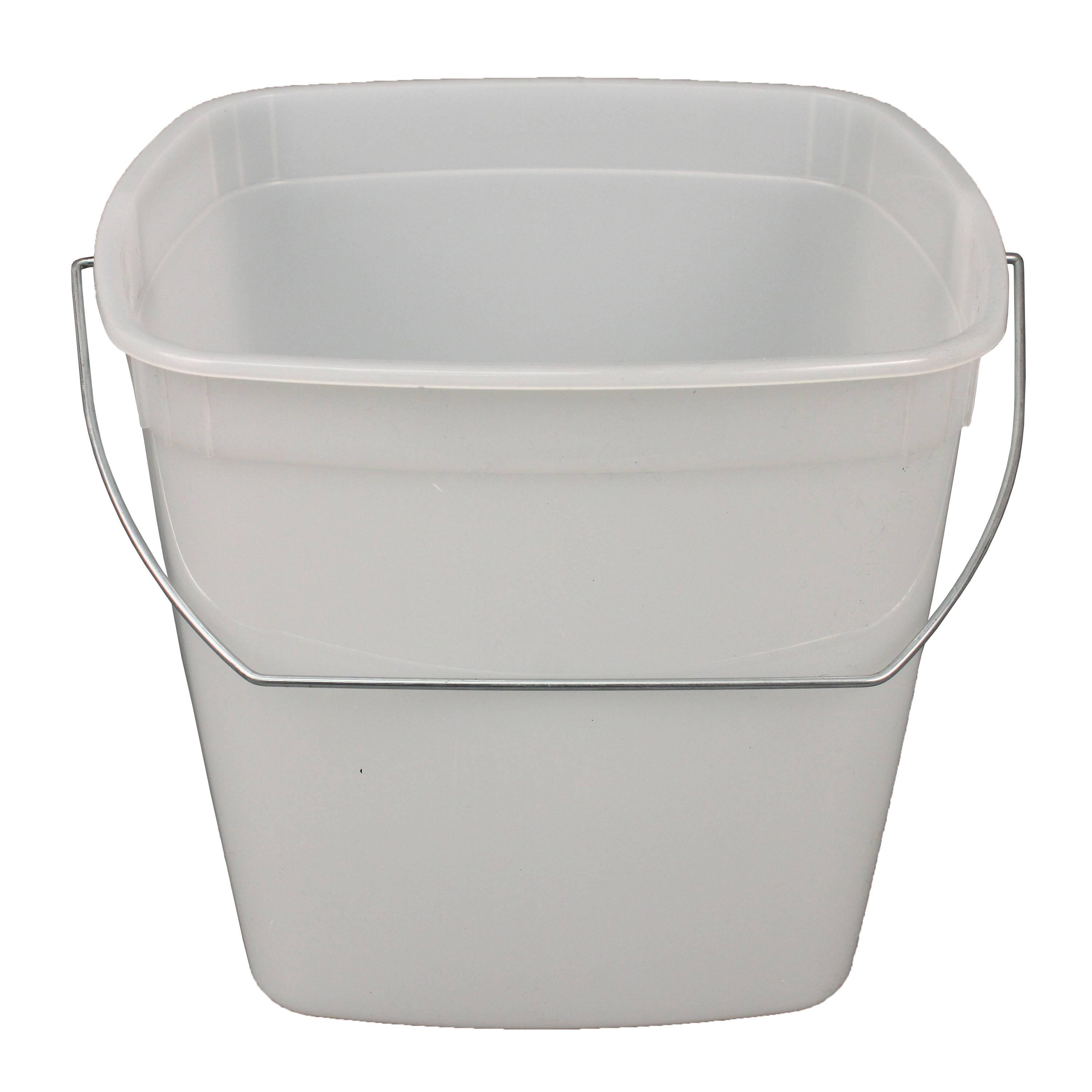 Impact® PuraPail Utility Bucket & Pail 6 QT PE Translucent With Handle 1/Each