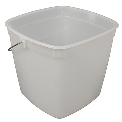 Impact® PuraPail Utility Bucket & Pail 6 QT PE Translucent With Handle 1/Each