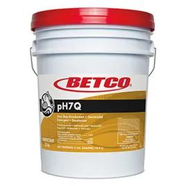 pH7Q® Pleasant Lemon Disinfectant Cleaner Deodorizer 5 GAL Multi Surface Neutral Concentrate Liquid Germicidal 1/Pail