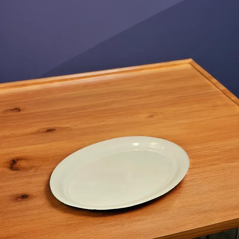 Victoria Bay Serving Tray 14X21 IN PS White Oval 20/Case