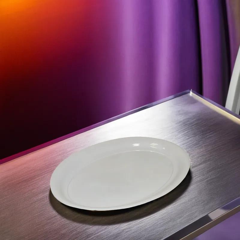 Victoria Bay Serving Tray 14X21 IN PS White Oval 20/Case