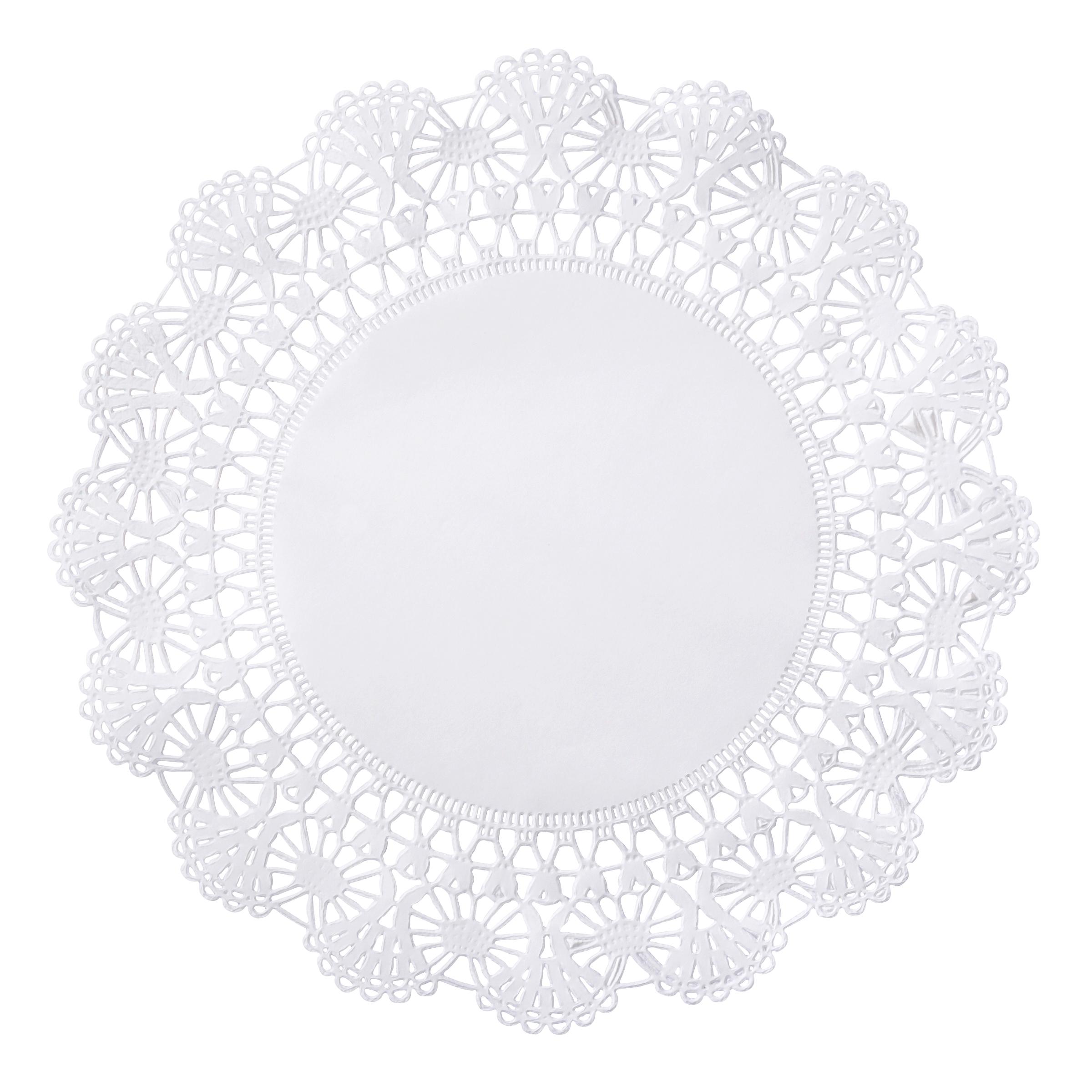Cambridge Doily 12 IN Paper White Lace Round 4000/Case