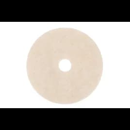 3M™ Scotch-Brite™ TopLine 3200 Burnishing Pad 19X1 IN Amber Non-Woven Polyester Fiber 1500-3000 RPM Center Hole 5/Case