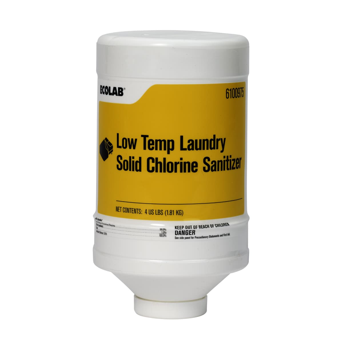 Laundry Sanitizer 4 LB Chlorine Solid Low Temperature 2/Case