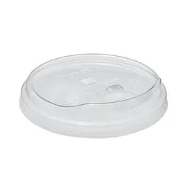 Karat® Lid Flat 3.86 IN PET Clear For 12-24 OZ Cold Cup Strawless Sip Through 1000/Case
