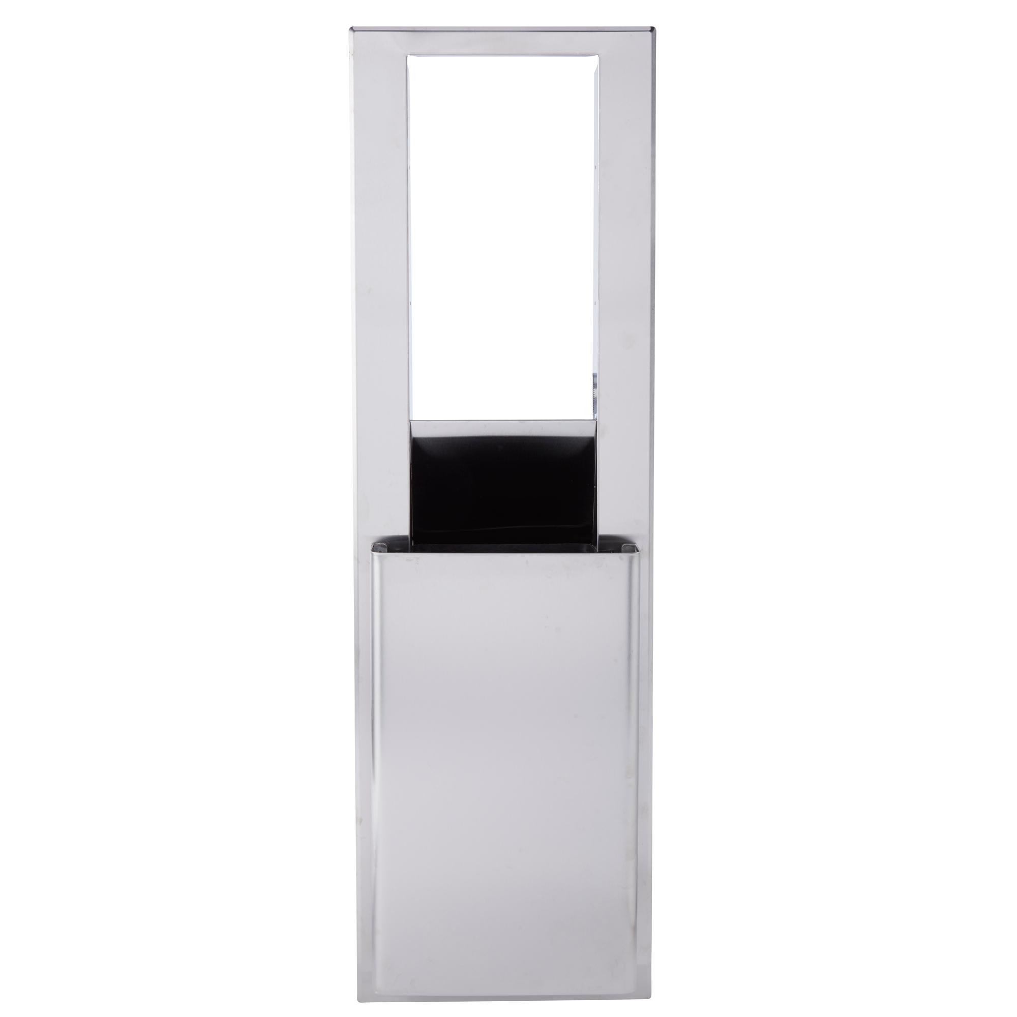 enMotion® Flex Trash Receptacle Stainless Steel Recessed 1/Each