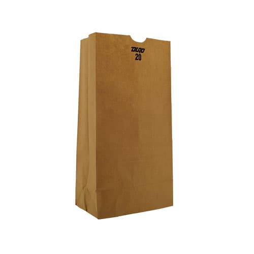 Duro® Bag 8.25X5.25X16 IN 20 LB Kraft Paper Kraft 500/Bundle