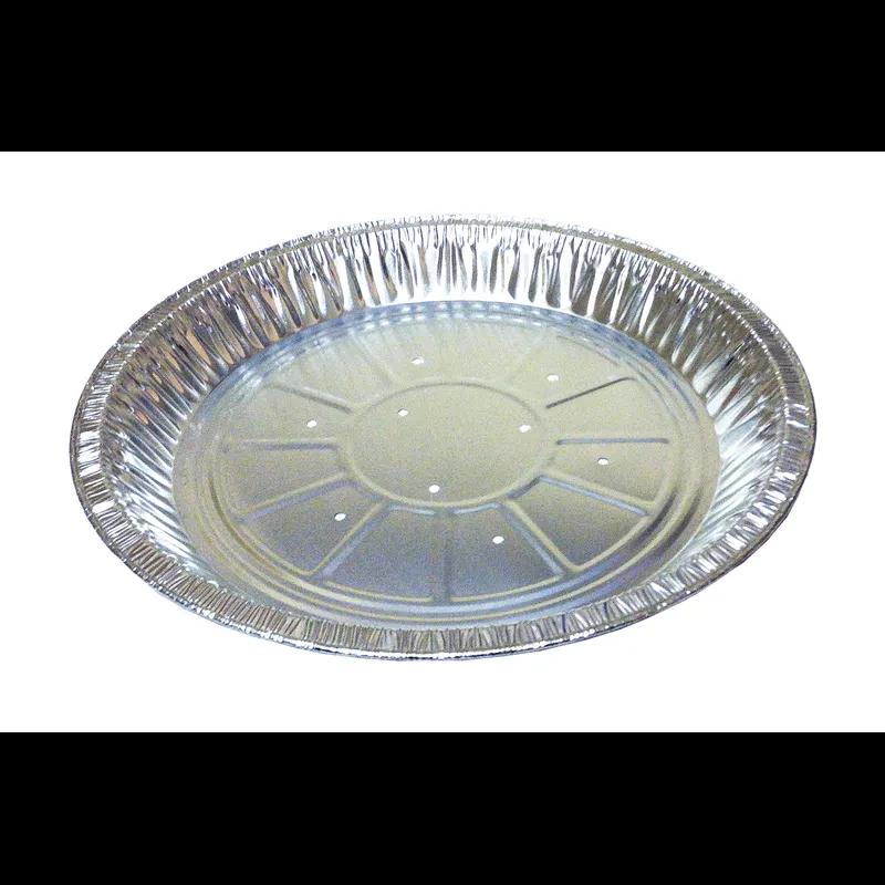 Pie Pan 9 IN Aluminum Silver Round Perforated 500/Case