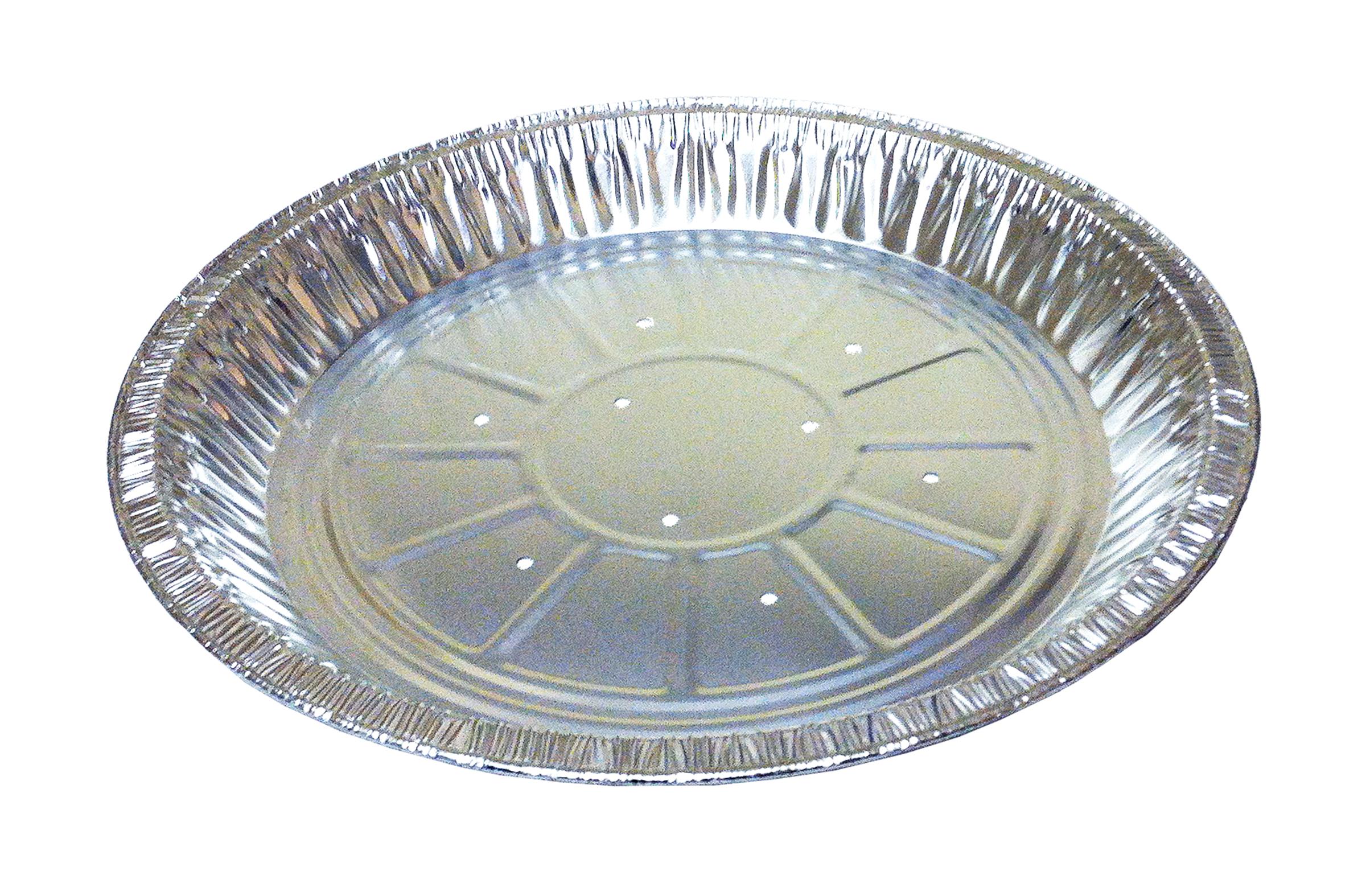 Pie Pan 9 IN Aluminum Silver Round Perforated 500/Case