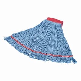 Swinger Loop® Mop Large (LG) 24 OZ Blue Cotton Synthetic Blend Loop End 5IN Headband 1/Each