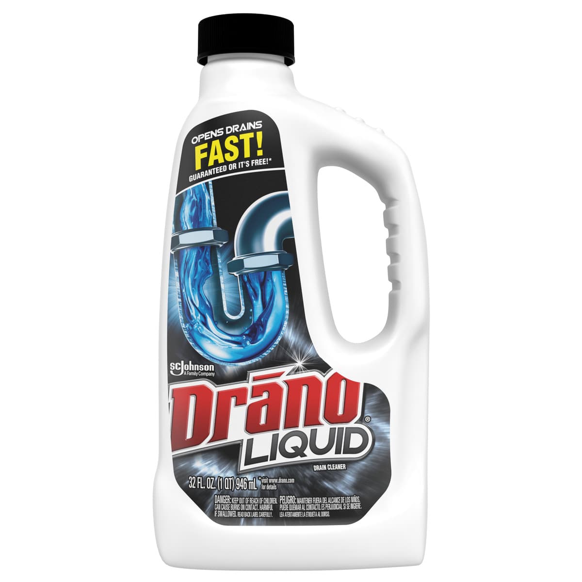 Drano® Drain Cleaner 32 FLOZ Alkaline 12/Case