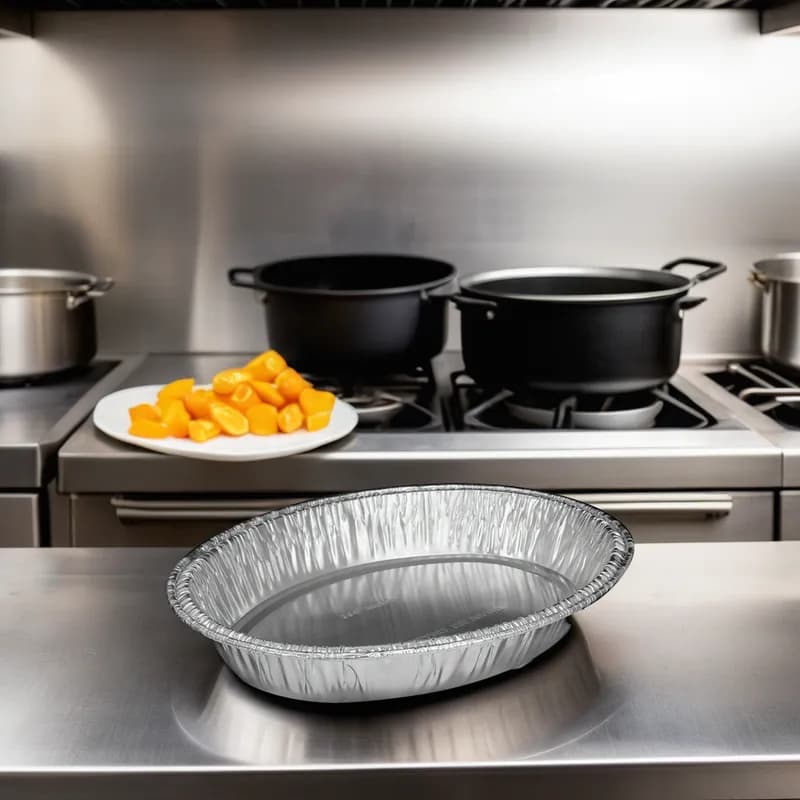 Roasted Turkey Roaster 202 OZ Aluminum Oval 100/Case