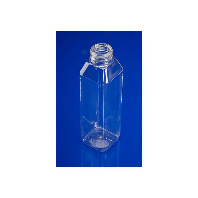 Juice Bottle 16 OZ Clear Square DBJ Finish 160/Case