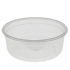 Deli Container Base 8 OZ PET Clear Round 500/Case
