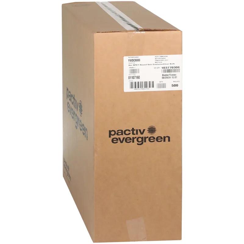 Deli Container Base 8 OZ PET Clear Round 500/Case