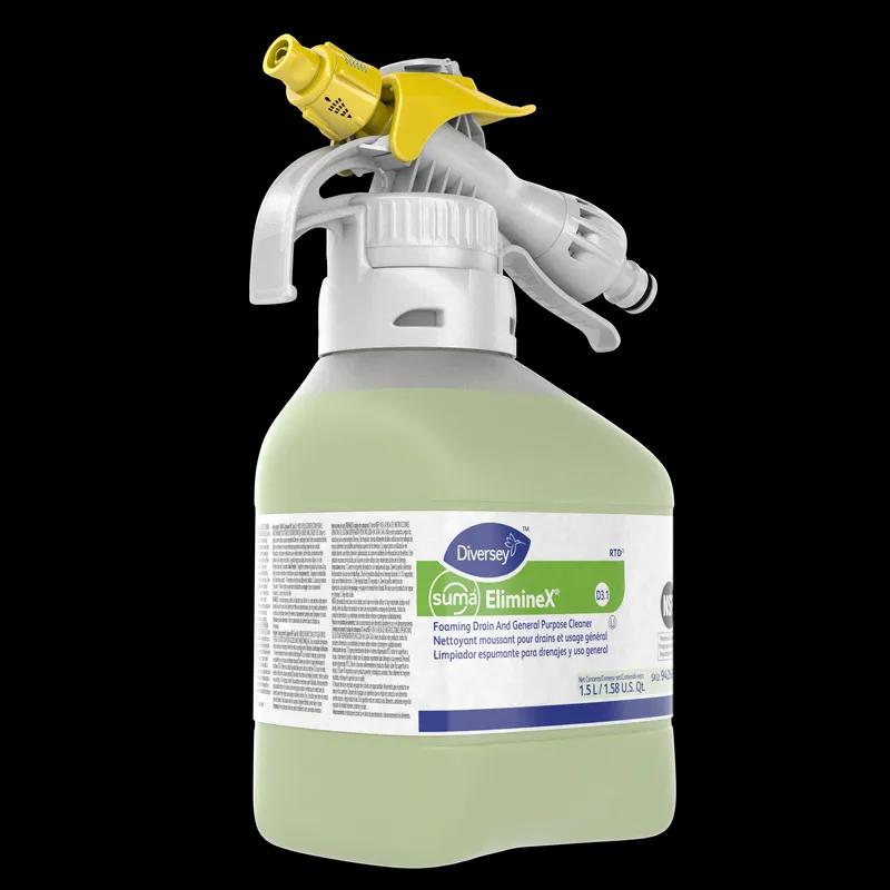 Suma® Eliminex Drain Cleaner All Purpose Cleaner 1.5 L Alkaline Liquid RTD Kosher 2/Case