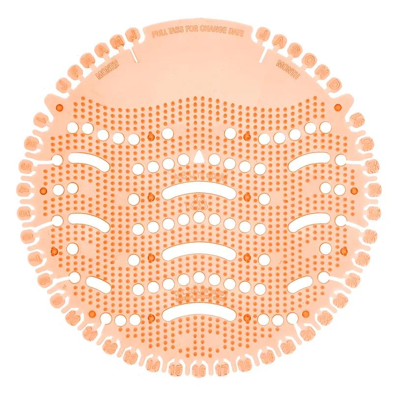 Wave 1.5 Urinal Screen Mango Orange EVA 10 Count/Box 6 Box/Case 60 Count/Case