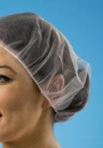 Hairnet 24 IN White Nylon 10 Count/Pack 144 Packs/Case 1440 Count/Case