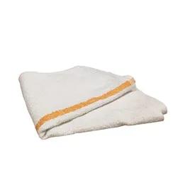 Bar Towel 15X18 IN Cotton White Orange 60/Case