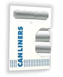 Heritage Can Liner 24X32 IN 12-16 GAL Clear LLDPE 0.5MIL 500/Case