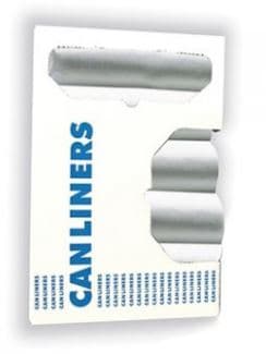 Heritage Can Liner 24X32 IN 12-16 GAL Clear LLDPE 0.5MIL 500/Case