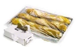 Heritage Bun Pan Bag 21X6X35 IN Plastic 0.9MIL Clear Gusset 500/Case