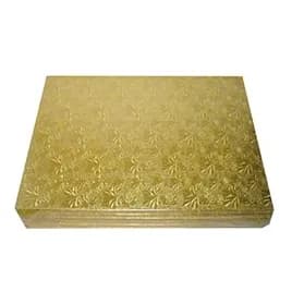 Cake Drum 16X16X0.5 IN Paperboard Gold Square 12/Case