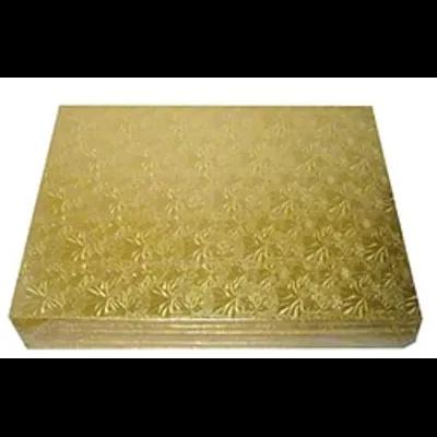 Cake Drum 16X16X0.5 IN Paperboard Gold Square 12/Case