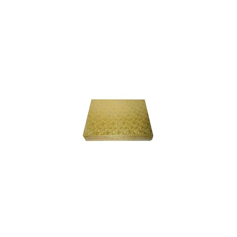 Cake Drum 16X16X0.5 IN Paperboard Gold Square 12/Case