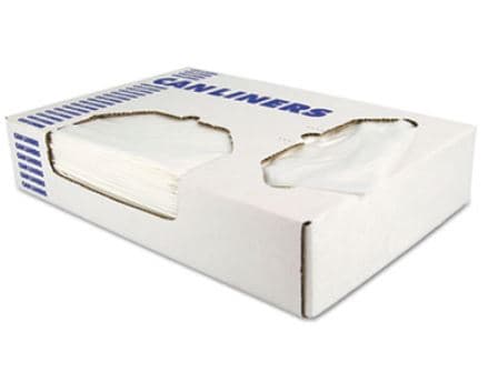 Heritage Accufit® Can Liner 28X45 IN 23 GAL Clear LDPE 0.9MIL Slim 25 Count/Pack 8 Packs/Case 200 Count/Case
