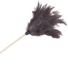 Feather Duster With Handle Reusable 1/Each