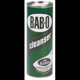 Bab-O® Unscented Cleanser 21 FLOZ Powder Bleach Enzymatic 24/Case