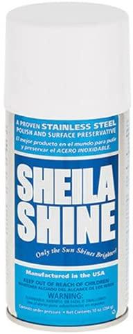 Sheila Shine Sweet Scent Metal Cleaner & Polish 10 FLOZ Multi Surface Aerosol 12/Case